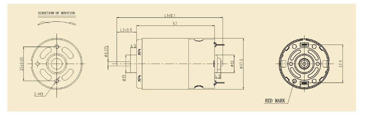 555SH motor outline