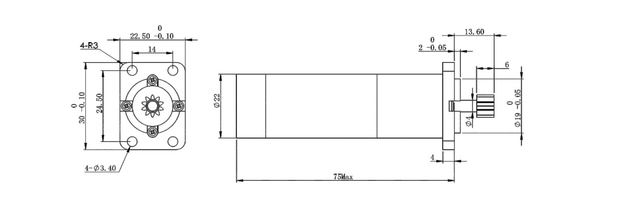 VSD - 22PG2233 Small Gear Motor Design VSD - 22PG2233 Small Gear Motor Design